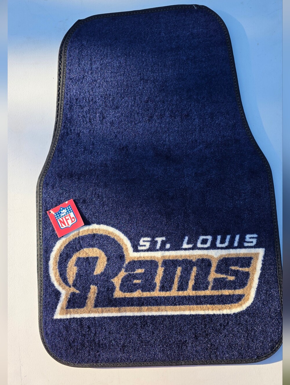 Vintage St. Louis Rams NFL FANMATS Car Floor Mats - Matching Front Row Pair